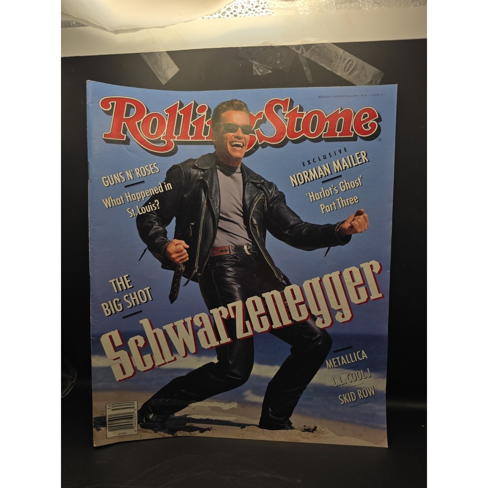 Rolling Stone Magazine August 22, 1991 #611 Arnold Schwarzenegger
